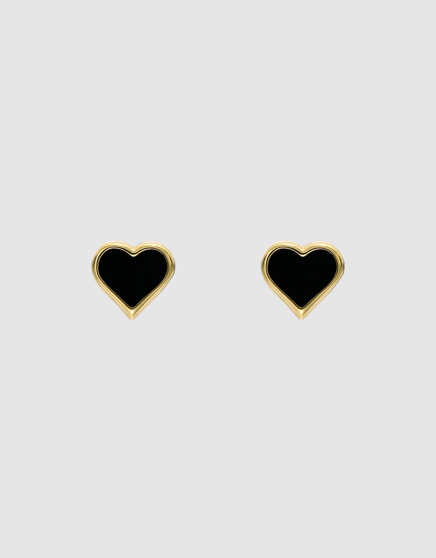 Ted Baker - HAILEY: Enamel Heart Stud Earrings