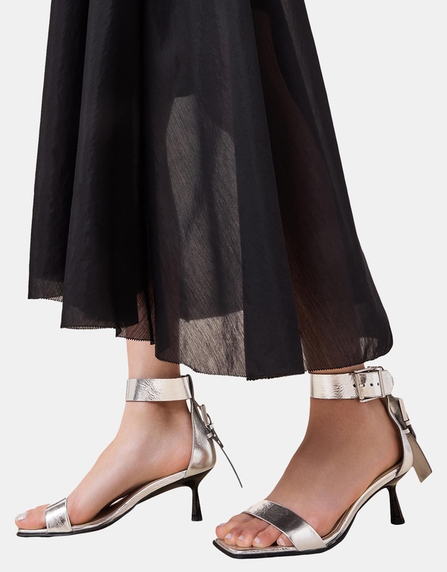 AllSaints - Noir Low Sandals