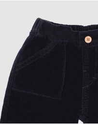 Bebe by Minihaha - Jake Navy Pull On Pants - Babies
