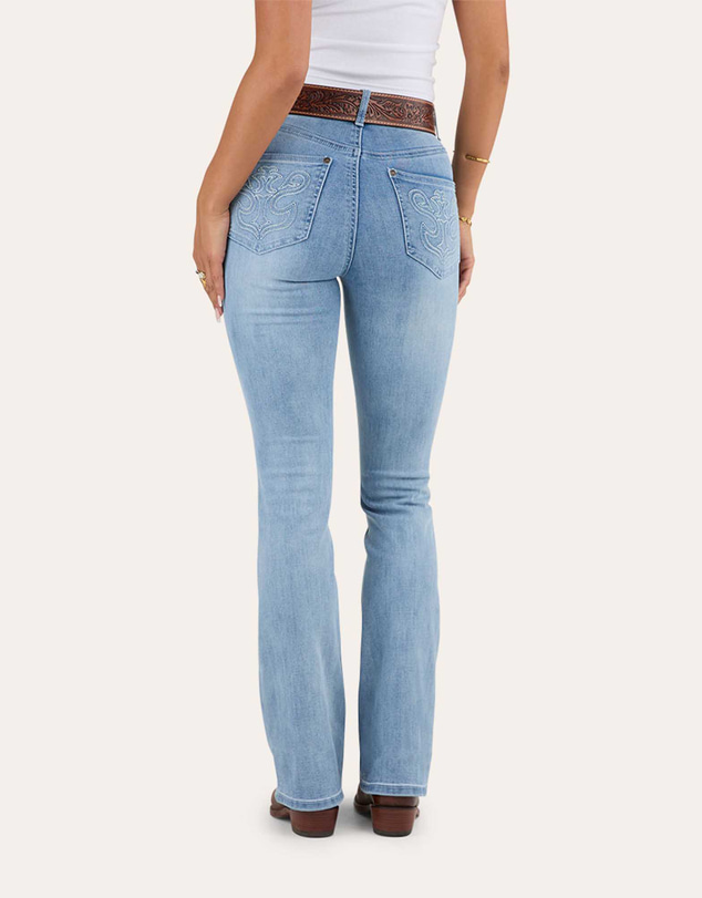Ringers Western - Penny Rodeo Womens High Rise Bootleg Jean