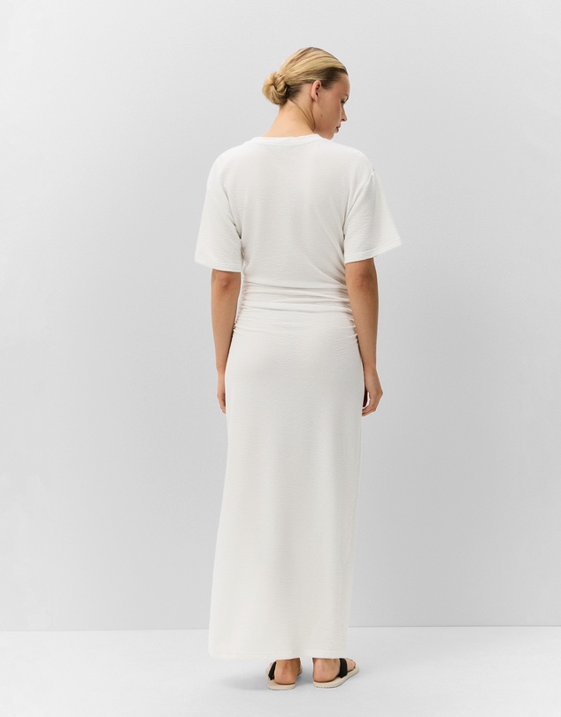 UNISON - Textured Tuck Detail Dress