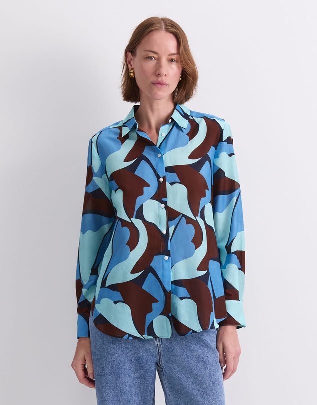 Sportscraft - Wave Print Long Sleeve Shirt
