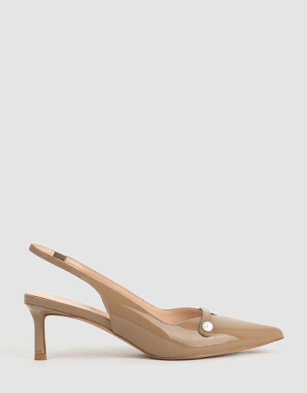 Edward Meller - DIVINE55 Slingback Pump with Pearl