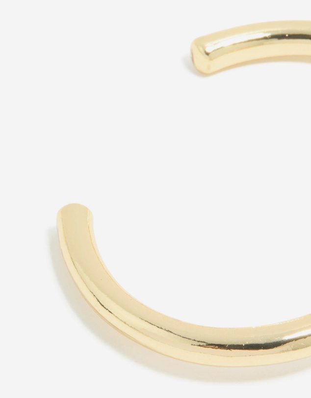 Lovisa - Waterproof Gold Plated Stainless Steel Tigers Eye Semi Precious Stone Open Wrist Cuff