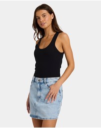 Roxy - Womens Shine Denim Skirt