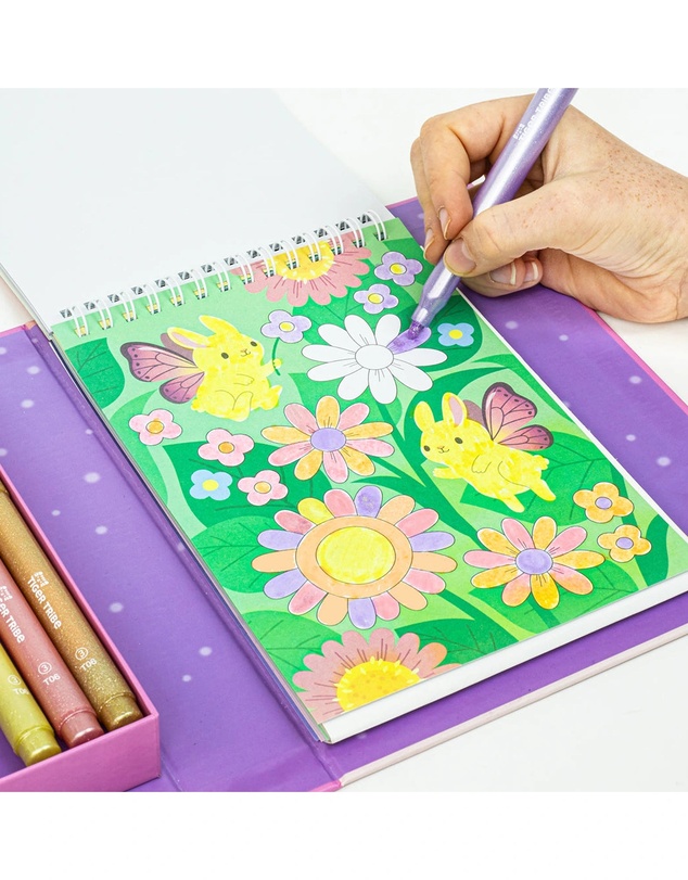 Tiger Tribe - Shimmer Colouring Set - Little Fairy Land