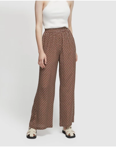 Oxford - Chantel Zigzag Wide Leg Pants