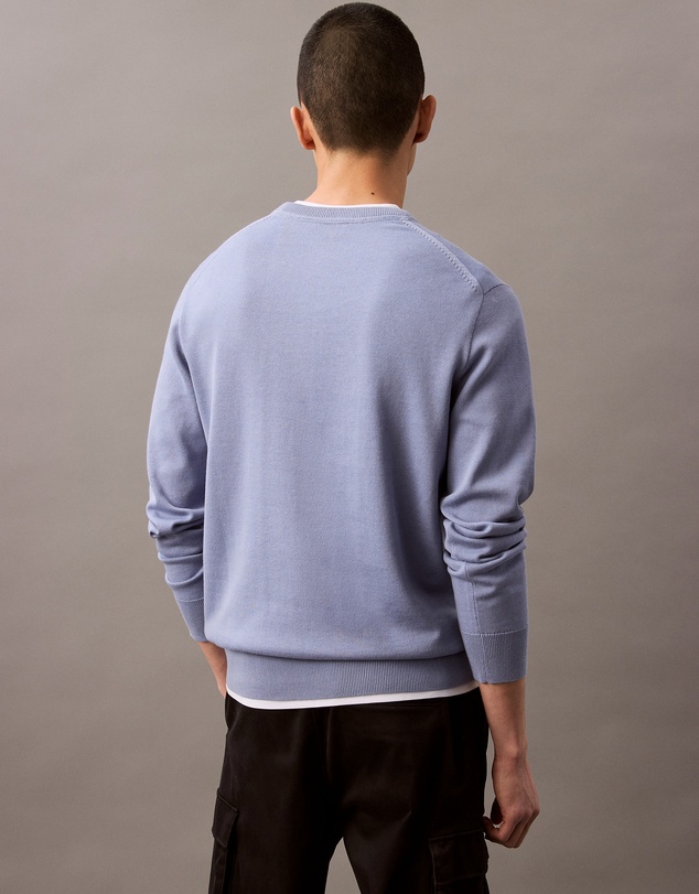 Calvin Klein Jeans - Smooth Cotton Monogram Logo Jumper