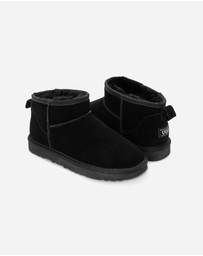 Ozwear Connection Uggs - Ugg Boots Genuine Australian Sheepskin Unisex Ankle Classic Suede