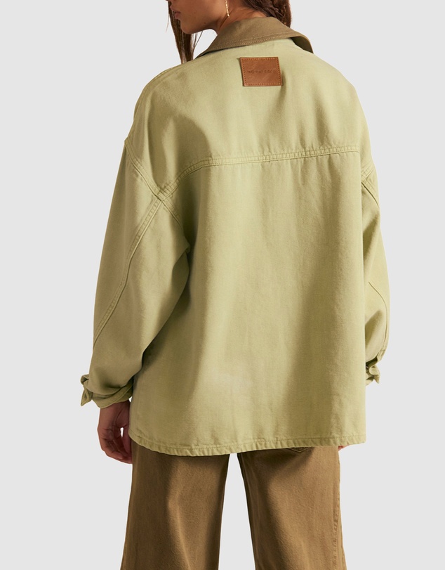 Free People - Lemon Denim Jacket