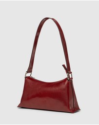 Florence - The Laura Red Leather Shoulder Bag