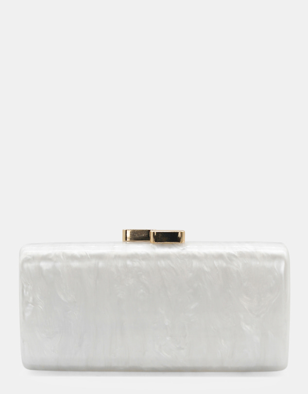 Morgan & Taylor - Sander Clutch in White