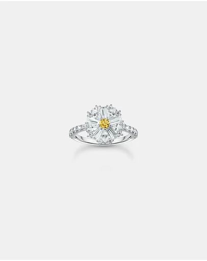 THOMAS SABO - THOMAS SABO Lovely Daisy Cocktail Ring in Silver
