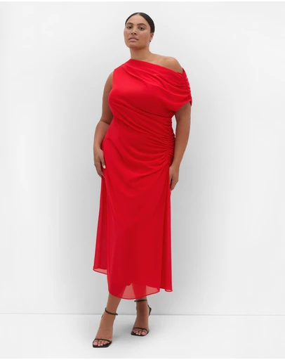 City Chic - Vivid Colour Maxi Dress