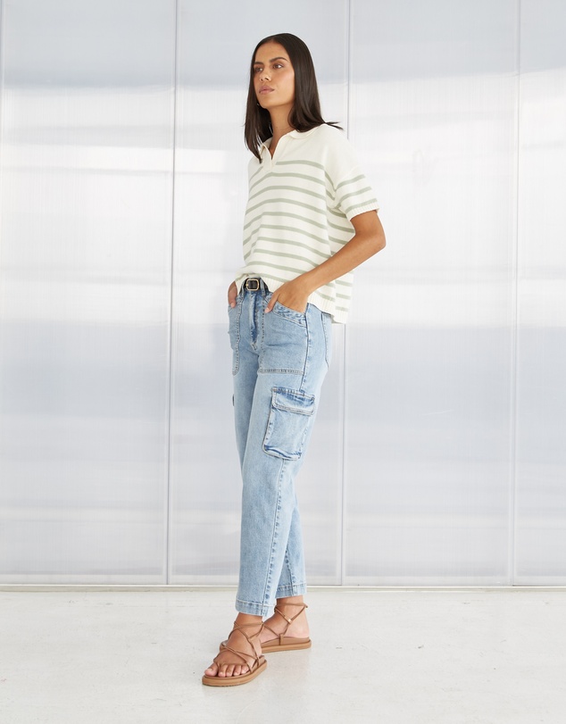DRICOPER DENIM - Darra Cotton Polo Sweater