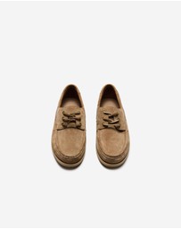 Calibre - Suede Boat Shoe Stone