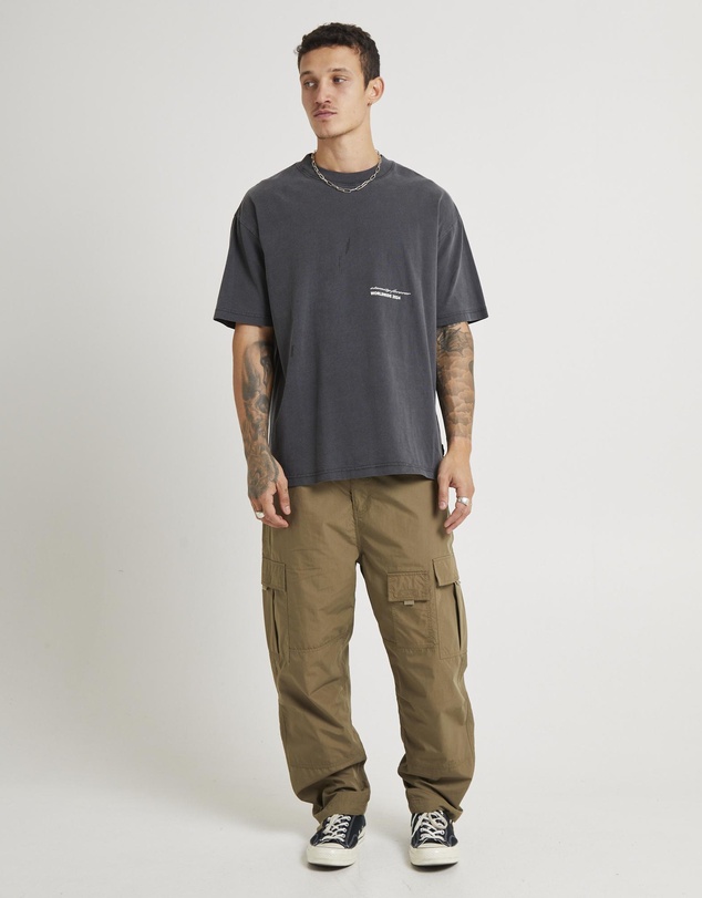 Black Noise White Rain - Globe Multi Cargo Pants