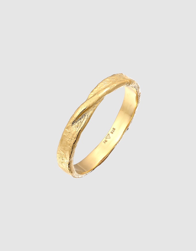 Haze & Glory - ICONIC EXCLUSIVE - Twisted Ring in Gold-Plated 925 Silver