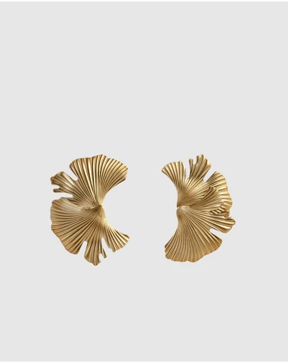 Stephanie Browne - Gingko Earrings