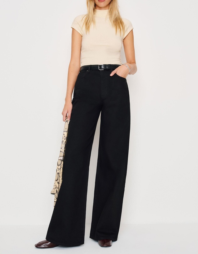 Reformation - Cary High Rise Slouchy Wide Leg Jeans