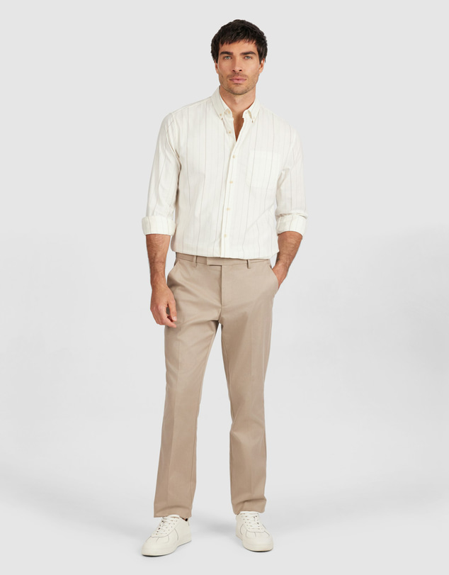 Tarocash - Stripe Oxford Easy Care Shirt