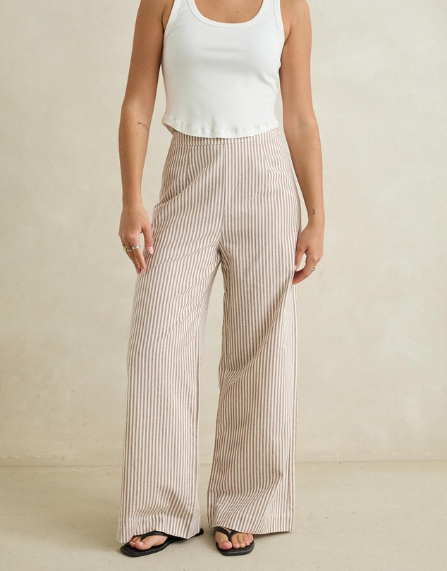 Rhythm - Valley Stripe Wide Leg Pants