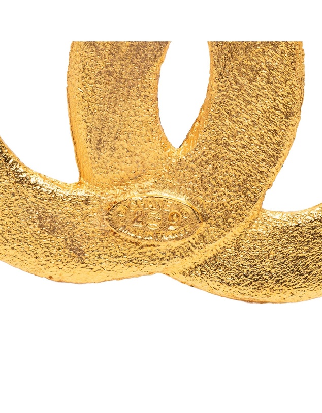 Pre-Loved by Azura Reborn - Pre-Loved Gold Plated CC Brooch