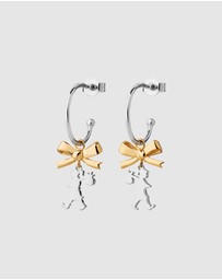 Karen Walker - Mini Girl with a Bow Hoops