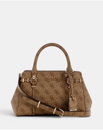 GUESS - Leona Logo Small Multi Compartment Satchel Bag