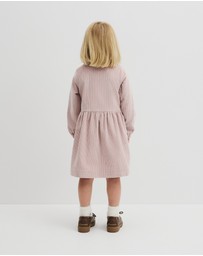 Country Road - Organically Grown Cotton Cord Button Through Dress