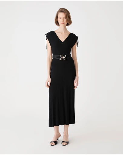 Forcast - Briony Lyocell Rib Knit Dress