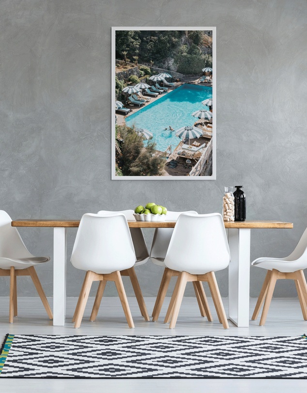 Amichi Co - Poolside Paradise Fine Art Print