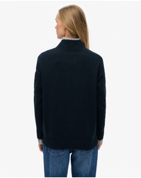 Superdry - Slouchy Knitted Half Zip