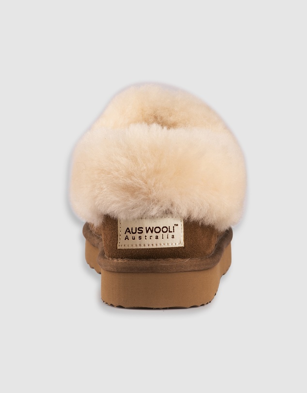 AusWooli Ugg Boots - Coogee Sheepskin Wool Ankle Slippers