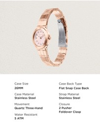 Michael Kors - Billie Rose Gold Analogue Watch