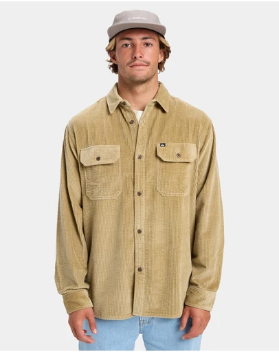 Quiksilver - Mens Venturo Cord Long Sleeve Shirt