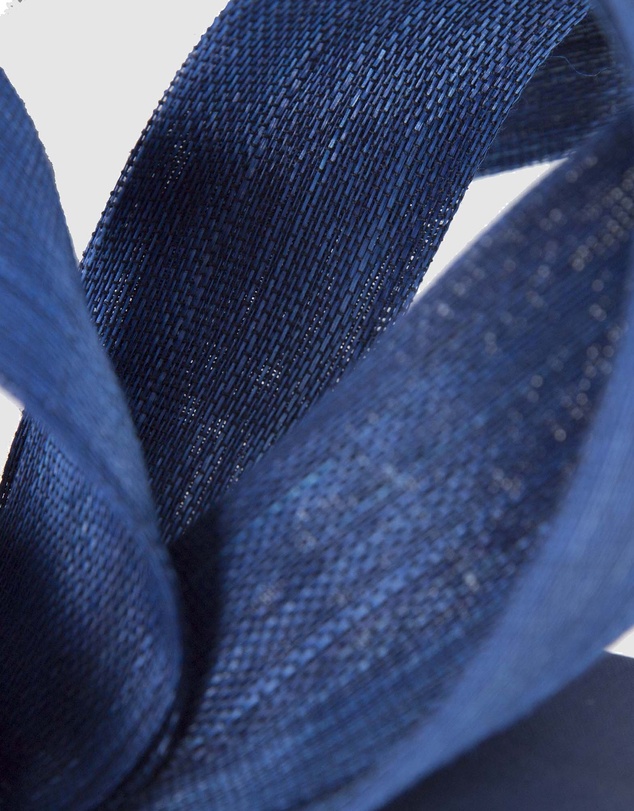 Fillies Collection - Royal Blue Abaca Loops Racing Fascinator