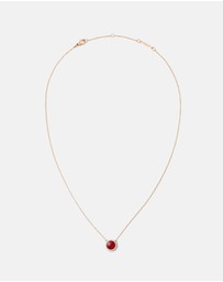 Daniel Wellington - Audrey Necklace Red Agathe