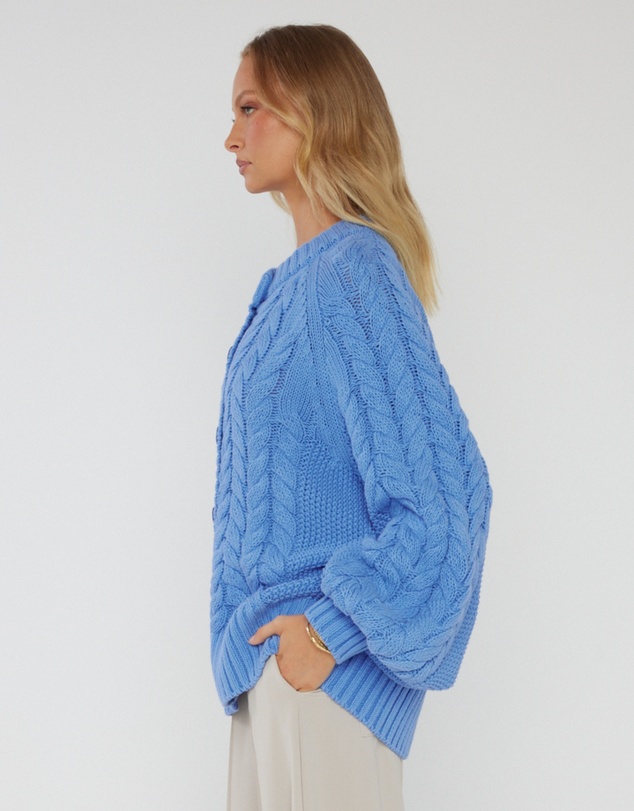 ALEXANDRA - Haven Cardigan Blue