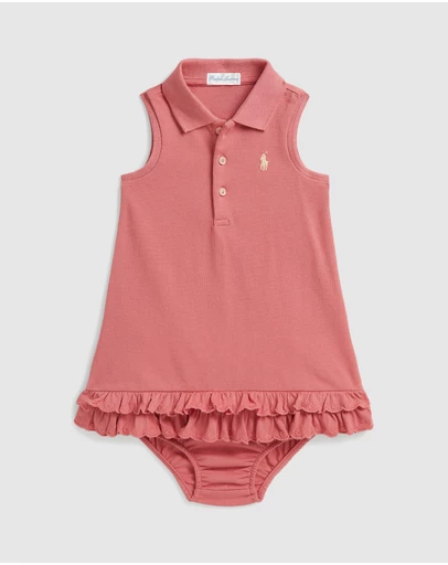 Polo Ralph Lauren - Ruffled Cotton Polo Dress & Bloomer - Kids