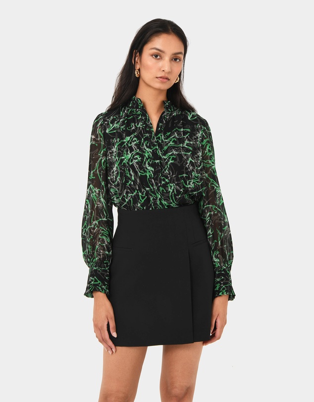 Forcast - Veda Collar Blouse