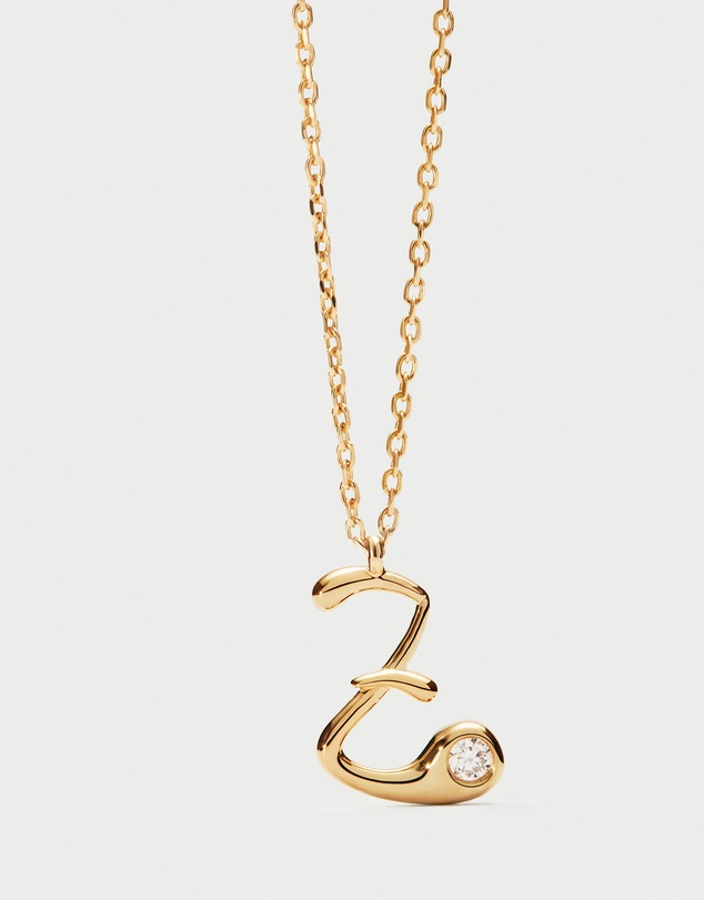 PDPAOLA - Initial 2026 Z Pendant Necklace