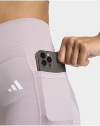 adidas Performance - Optimé Essentials Stash Pocket 7-Inch Short Leggings Womens