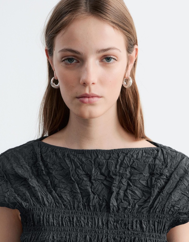 & Other Stories - Smocked Boatneck Top