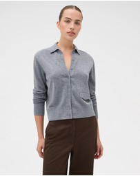 Oroton - Collar Cardigan