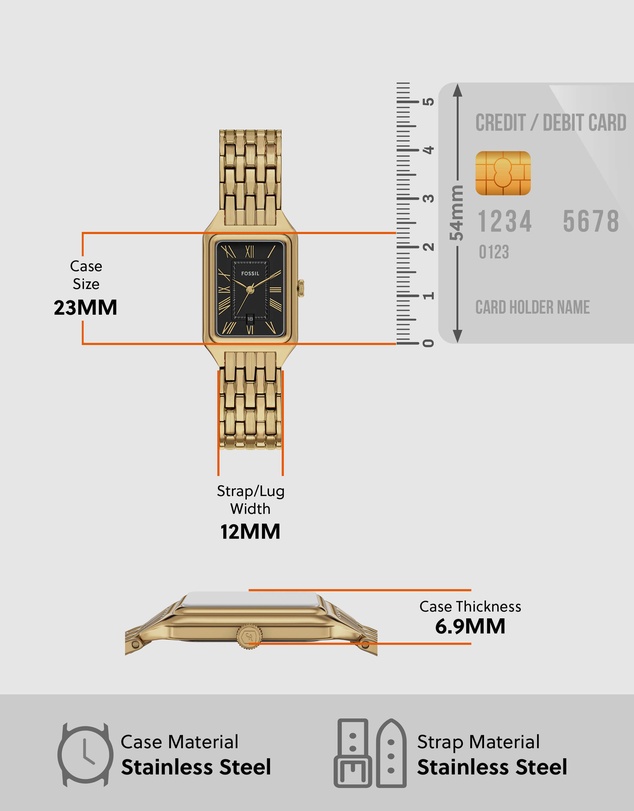 Fossil - Raquel Gold Tone Analogue Watch