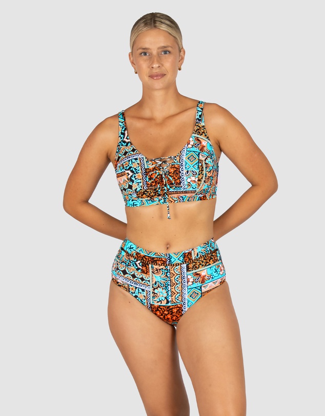 Baku Swimwear - Tulum E-F-G Cup Lace Up Bikini Bra Top
