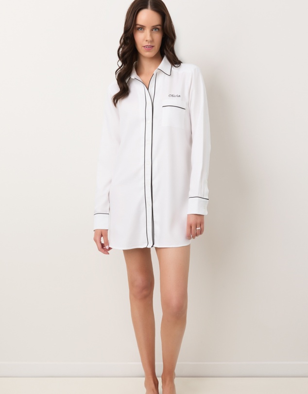 Wanderluxe Sleepwear - The Jasmine Night Shirt