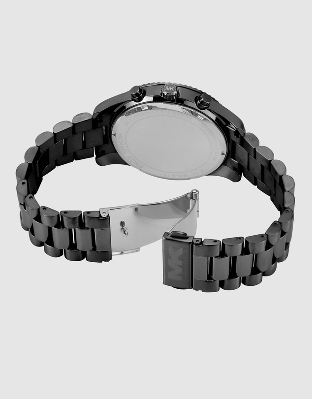 Michael Kors - Lexington Black Chronograph Watch
