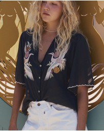 Auguste The Label - Zoe Embroidered Blouse
